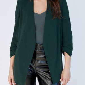 Babaton Power Hip Blazer - Forest Green